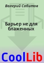 Книга - Валерий  Сабитов - Барьер не для блаженных (fb2) читать без регистрации