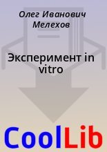Книга - Олег Иванович Мелехов - Эксперимент in vitro (fb2) читать без регистрации