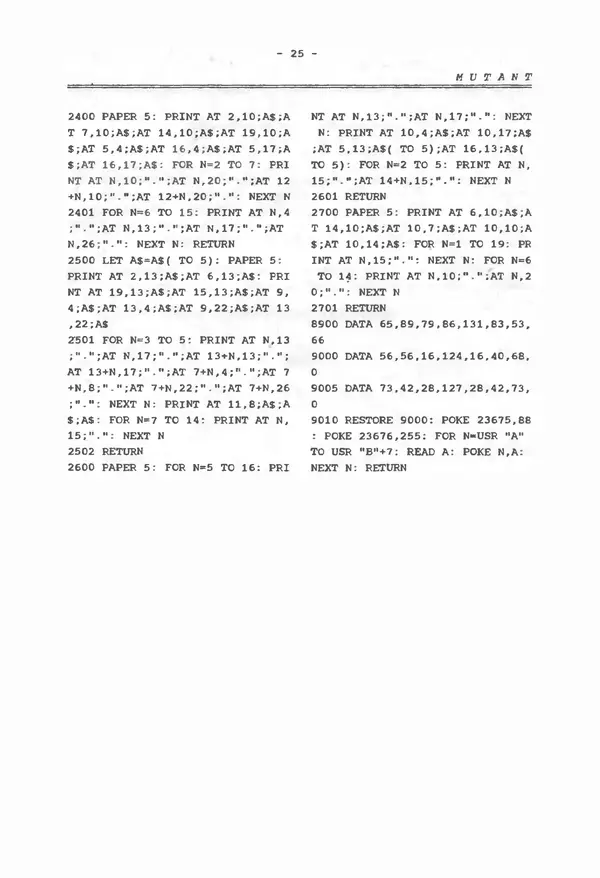 КулЛиб.   Коллектив авторов - Персональный компьютер ZX-SPECTRUM. Игры на Бейсике своими руками. Страница № 26