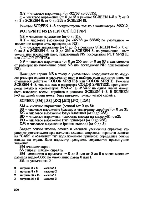 КулЛиб. Грехем  Блэнд - Основы программирования на языке Бейсик в стандарте MSX. Страница № 200