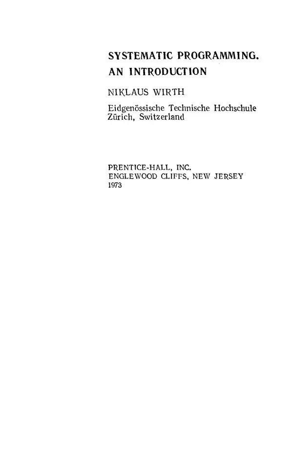 КулЛиб. Никлаус  Вирт - Систематическое программирование. Введение. Страница № 3