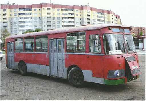 ЛиАЗ-677М. Журнал «Наши автобусы». Иллюстрация 24