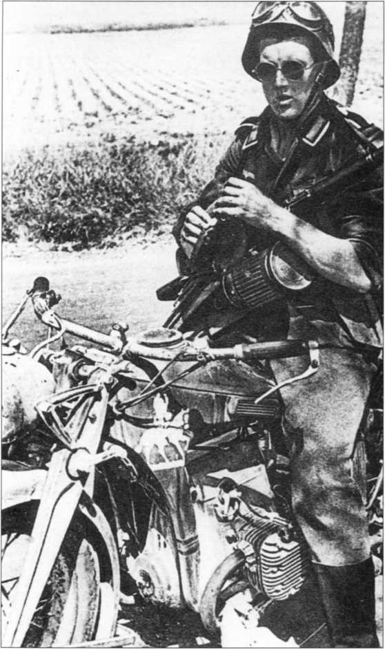 Мотоциклы Вермахта. Военное фото. Иллюстрация 188