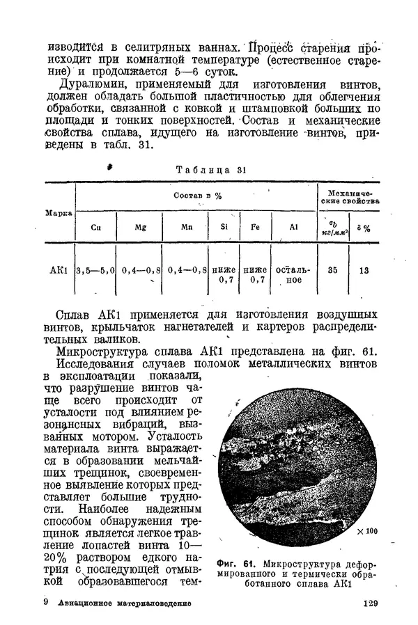 КулЛиб. С. С. Бакастов - Авиационное материаловедение. Страница № 130