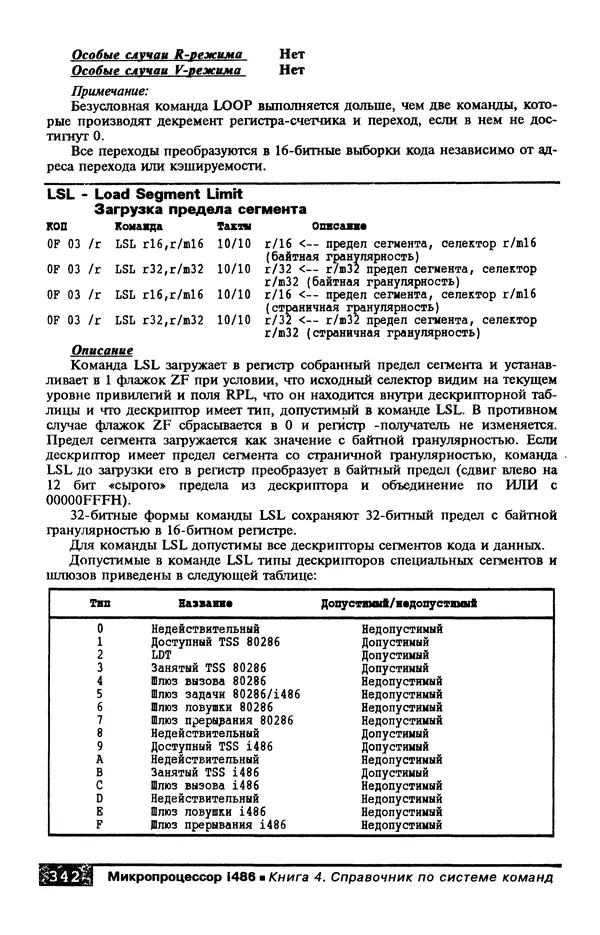 КулЛиб. В. Л. Григорьев - Микропроцессор i486. Архитектура и программирование. Страница № 342