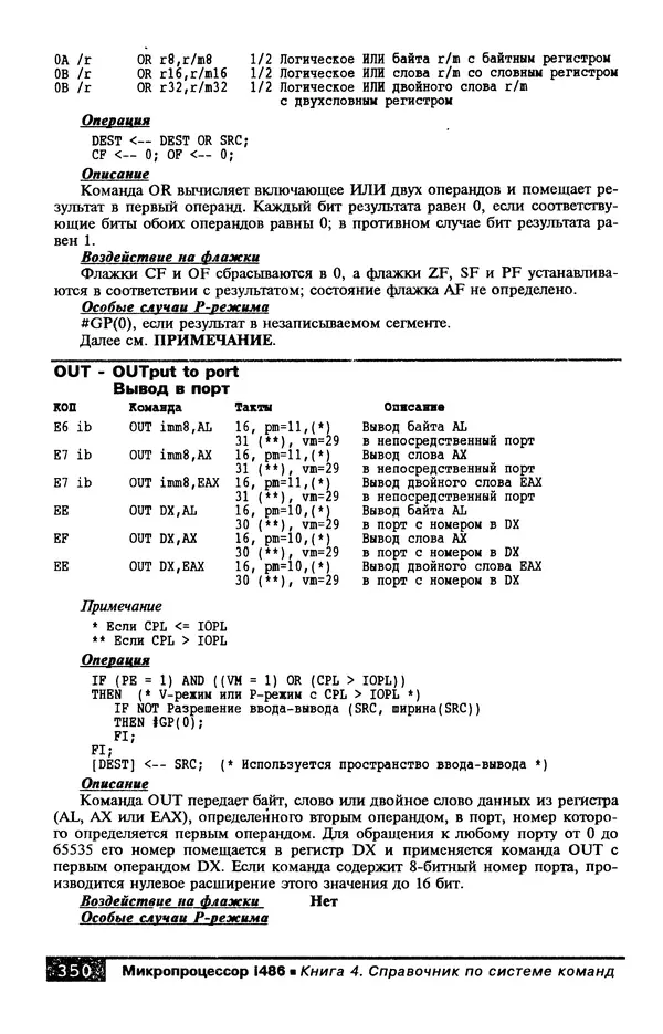 КулЛиб. В. Л. Григорьев - Микропроцессор i486. Архитектура и программирование. Страница № 350