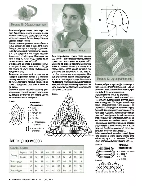 КулЛиб.   журнал Вязание модно и просто - Вязание модно и просто 2014 №12(194). Страница № 20