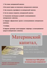 Книга - Татьяна  Семенистая - Материнский капитал, а также о том, как получить и на что потратить (fb2) читать без регистрации